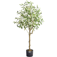 Concrete Interior Details Christow Olive Tree MultiColoured Artificial Plant