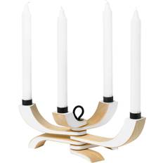 Design House Stockholm Nordic Light White Candlestick 13cm