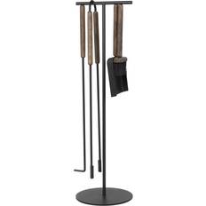 Marrón Juegos de accesorios para chimenea Blomus Ashi Kamingarnitur 5-tlg. dunkelbraun/H 75,5cm x Ø 22cm