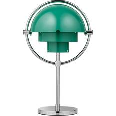 IP23 Bordlamper GUBI Multi-Lite Chrome/Teal Green Bordlampe 30cm