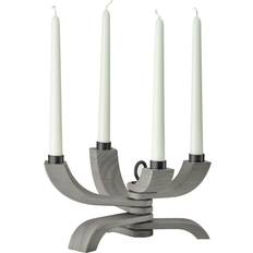 Design House Stockholm Interior Details Design House Stockholm Nordic Light Accent Grey Candle Holder 5.1"