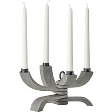 Ljusstake nordic light Design House Stockholm Nordic Light Accent Grey Värmeljuslykta 13cm