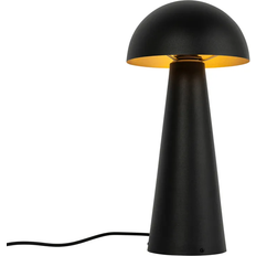 QAZQA Gulvlamper QAZQA Mushroom Black/Gold Gulvlampe 50cm