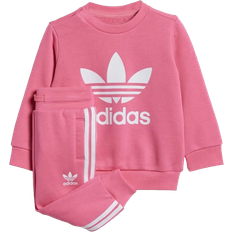 Adidas crew set Barnkläder adidas Infant Crew Sweatshirt Set - Pink Fusion