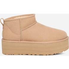 Ugg classic ultra mini driftwood UGG Classic Ultra Mini Platform - Driftwood/White Pepper