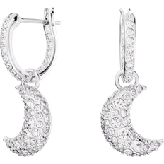 Swarovski moon Swarovski Sublima Drop Earrings - Silver/Transparent