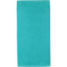 Effen kleur Gastendoeken Cawö Life Style Uni 7007 Guest Towel Blue (100x50cm)