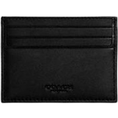 Charcoal black Coach Card Case In Signature Jacquard - Charcoal/Black