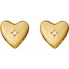 Maanesten Tutu Earrings - Goldplated Silver