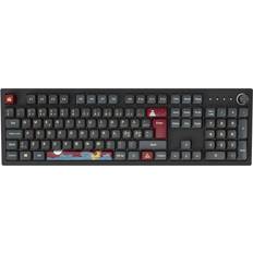 1.9 m Tastaturer Montech Mkey Fullsize Darkness Gateron G Pro 2.0 Yellow Keyboard (Nordic)