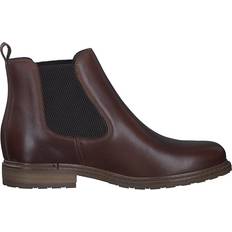 Synthetik Stiefeletten Tamaris Leather Chelsea Boots - Brown