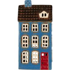 Ib Laursen My Home Town Blue/Red Julepynt 20.5cm