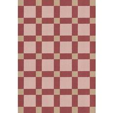 Layered Evelina Kroon Pink, Rød 140x200cm