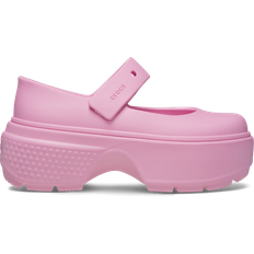 Crocs Pink Clogs Crocs Stomp Mary Jane Schuhe - Pink