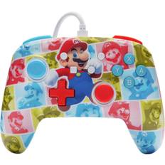 Multifarvet Gamepads PowerA Enhanced Wired Controller - Mario Hero Reel (Switch)