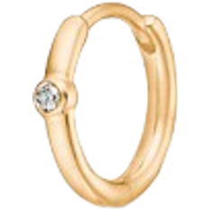 Julie Sandlau Smykker Julie Sandlau Fine Jewelry Mini Hoops - Gold/Transparent