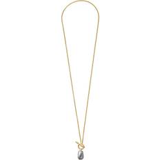 Skagen Guld Halsband Skagen Agnethe Necklace - Gold/Grey