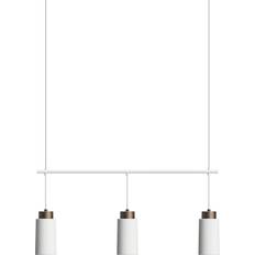 Herstal Edge Trio Matt White-Bronze Pendant Lamp 11.7cm