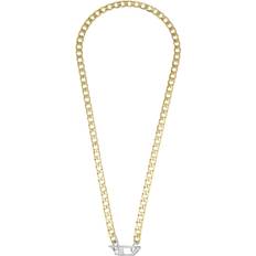 Damen/Unisex - Edelstahl Halsketten Diesel Chain Necklace - Gold/Silver