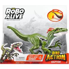 Barato Mascotas Interactivas Zuru Dino Action Velociraptor robo Alive ㅤ