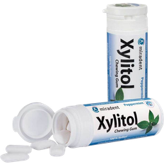 Laktosefrei Nahrungsmittel Miradent Zahnpflegekaugummi Xylitol Pfefferminz 30g 1Pack