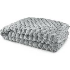 Julian Charles Lush Blankets Silver (180x140cm)