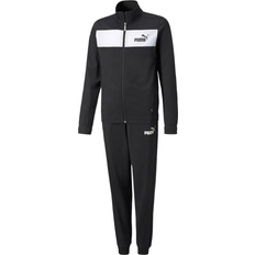 Fotboll Tracksuits Barnkläder Puma Youth Polyester Tracksuit - Black (589371-01)