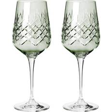 Frederik Bagger Vinglass Frederik Bagger Crispy Monsieur Emerald Green Rødvingsglass 45cl 2st