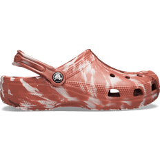 37 ½ Utetofflor Crocs Classic Marbled Clog - Dark Clay/Multi