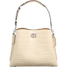 Coach ivory bag Coach Willow Shoulder Bag - Silver/Ivory