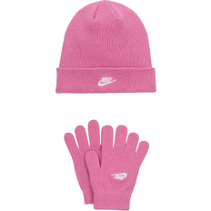 Nike Polyester Accessories Nike Little Kid's Club Hat & Glove Set - Magic Flamingo (FV2830-646)