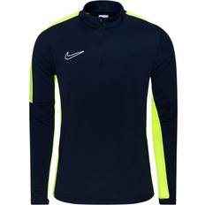 XS Børnetøj på tilbud Nike Kid's Academy 23 Dri-FIT 1/4 Zip Training Top - Obsidian/Volt/White (DR1356-452)