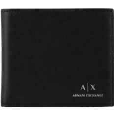 Wallets Armani Exchange Stylish Logo Leather Billfold Wallet