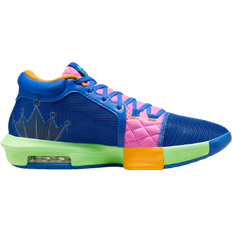 Multicolored - Women Basketball Shoes Nike LeBron Witness 8 - Multi-Color/Baltic Blue/Playful Pink