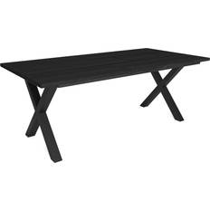 Dining table Skraut Home Tetrix Black Dining Table 90x194cm