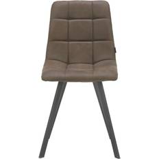 Polyester Esszimmerstühle Carryhome Microfiber Brown/Black Kitchen Chair 88cm