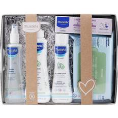 Mustela Nids d'ange et Couvertures pour Bébé Mustela Bébé Layette Gris Lot 5 pz