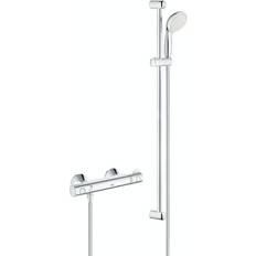 Wandmontiert Duschsets & Handbrausen Grohe Grohtherm 800 (34566001) Chrom