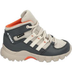 Vita Hikingskor Barnskor adidas Kid's Terrex Mid Gtx - Wonder Beige/Wonder White/Semi Impact Orange