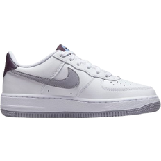 36 Kinderschuhe reduziert NIKE Air Force 1 GS - White/Burgundy Ash/Royal Pulse/Cement Grey