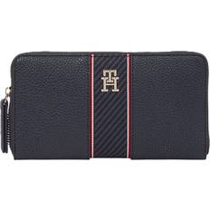 Poliuretano Portafogli e Portachiavi Tommy Hilfiger Pebble Grain Zip Around Wallet - Space Blue