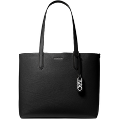 Michael Kors MKBolso tote Eliza extragrande reversible de piel granulada Negro Michael Kors ONE SIZE