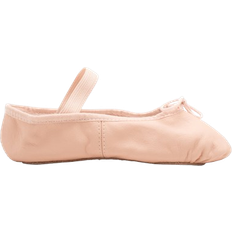 Kid's Arise Leather Ballet Shoes - Pink Leather