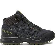 Salomon Junior Outway Mid Climasalomon Waterproof - Phantom/Black/Safety Yellow