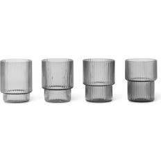 Stackable Drinking Glasses ferm LIVING Ripple Drinking Glass 6cl 4pcs