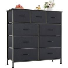 Fabric Chest of Drawers Alivio 0684017 Grey Chest of Drawer 100x99cm