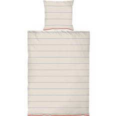 Mette Ditmer Align Duvet Cover Beige, Blue, Red (200x140cm)