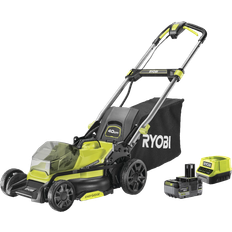 Ryobi Med uppsamling Gräsklippare Ryobi RY18LMX40C-150 (1x5.0Ah) Batteridriven gräsklippare