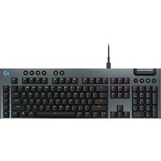 Mekanisk - Numpad - RGB (flerfarvet) - Sort - USB Tastaturer Logitech G915 X (Nordic)