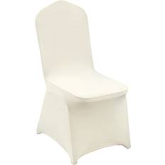 Solid Colours Loose Chair Covers VEVOR Spandex Folding Loose Chair Cover Beige (56x45cm)